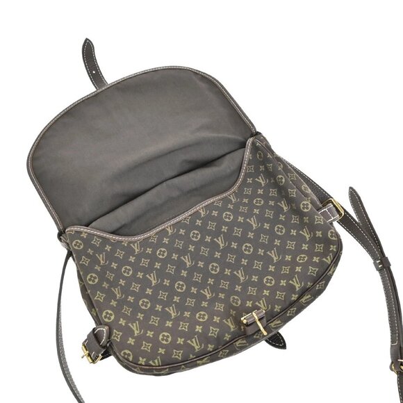 LOUIS VUITTON Saumur 30 Shoulder Bag Monogram Mini Lin Canvas BN M95227 73FB911 - Picture 13 of 16